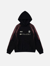 Vintage Letter Print Hip-Hop Hoodie