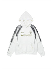 Vintage Letter Print Hip-Hop Hoodie