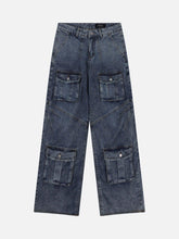 Vintage Multi-Pocket Workwear Jeans