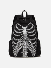 Vintage Skull Print Shoulder Bag
