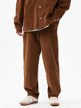Vintage Solid Corduroy Pants