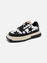 Vintage Star Patchwork Skate Shoes