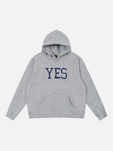 Vintage Street Minimalistic Letter Leisure Hoodie