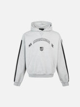 Vintage Stripe Print Hoodie