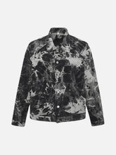 Vintage Tie-Dye Denim Jacket