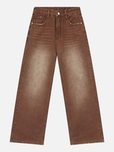 Vintage Wash Gradient Jeans