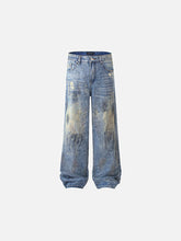 Vintage Washed Dirty Jeans