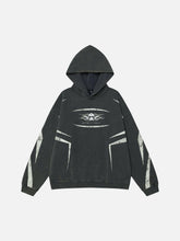 Vintage Washed Distressed Hoodie