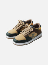 Vintage Wave Print Skate Shoes
