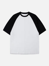 Waffle Stitching Contrast Tee