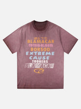 Washed Blamacar Graphic T-Shirt