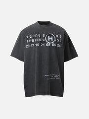 Washed Digital Art Street Rap T-Shirt