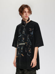 Washed Doberman Graphic Tee