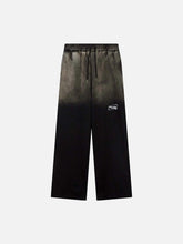 Washed Gradient Drawstring Sweatpants