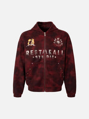 Wasteland Tie-Dye Zipper Jacket