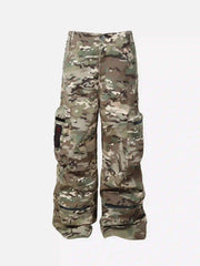 Workwear Camouflage Hip-Hop Street Casual Pants
