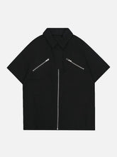Zip Patchwork Tee