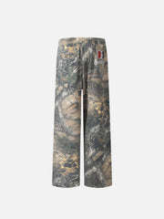 Tree Branches Digital Print Drapey Pants