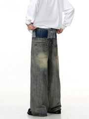 Two Layer Loose Jeans