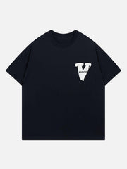 V Graphic Print Tee