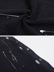 Vintage Splash Ink Breasted Jeans