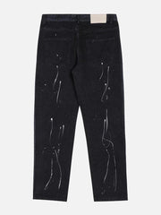 Vintage Splash Ink Breasted Jeans