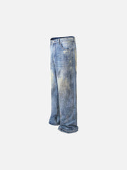 Vintage Washed Dirty Jeans