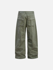 Vintage Washed Distressed Cargo Pants