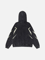 Vintage Washed Distressed Hoodie