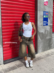 Vintage Washed Longline Jorts
