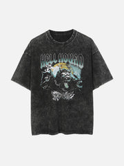 Vintage Washed Print Tee