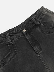 Washed Graphic Jeans