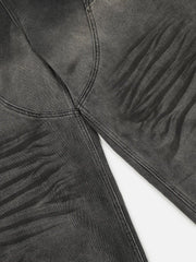 Washed Graphic Jeans