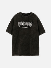 Washed Wings Print Tee