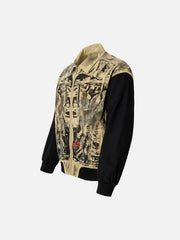 Wasteland Patchwork Graffiti Badge Detroit Jacket