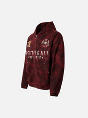 Wasteland Tie-Dye Zipper Jacket