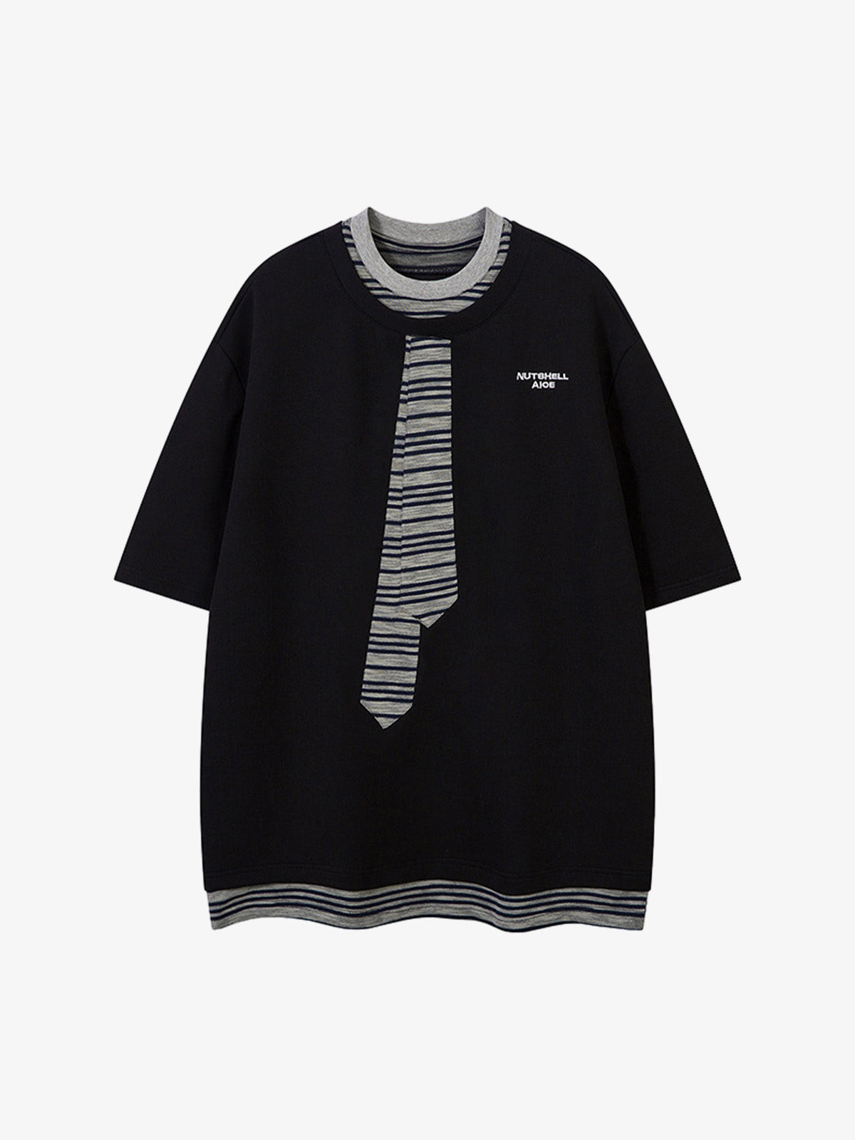 High Street Tie Embroidered Design T-Shirt