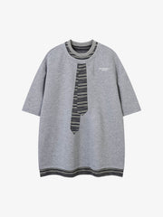 High Street Tie Embroidered Design T-Shirt