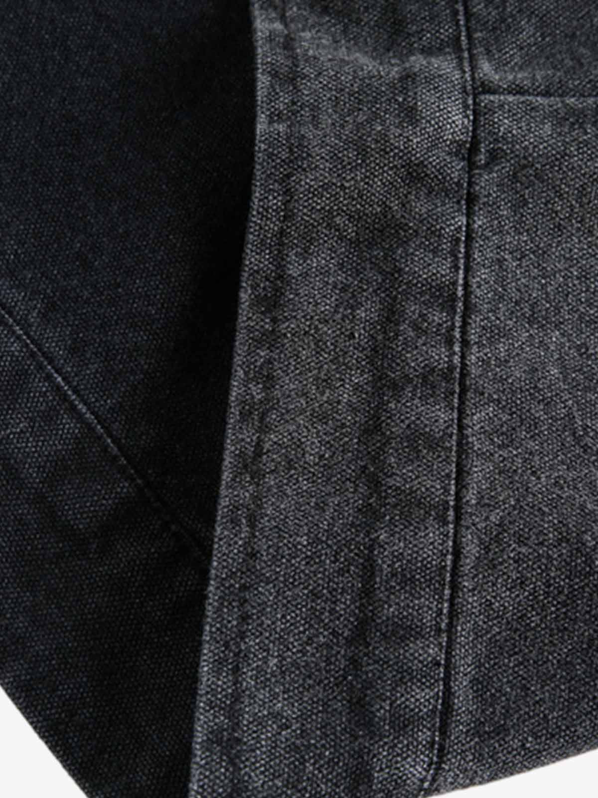 Vintage Lace Patchwork Angel Pattern Denim Jacket