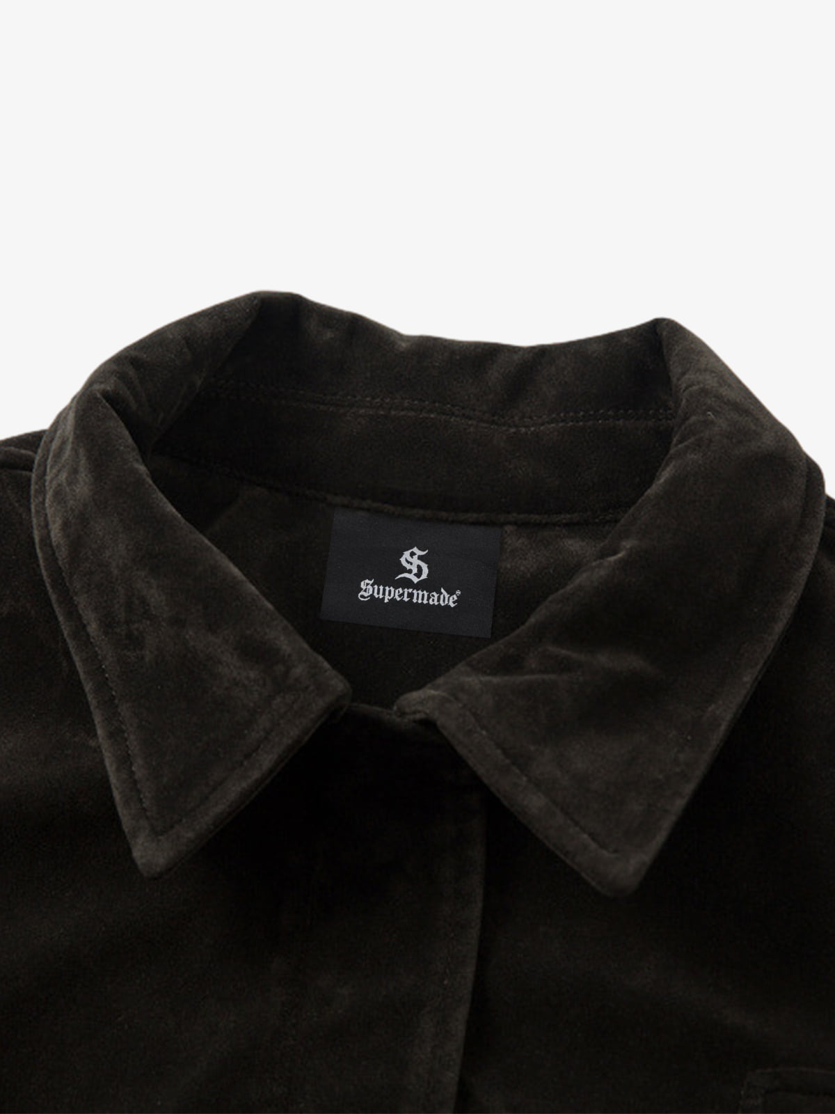 Retro Unique Metal Button Suede Lapel Bomber Jacket