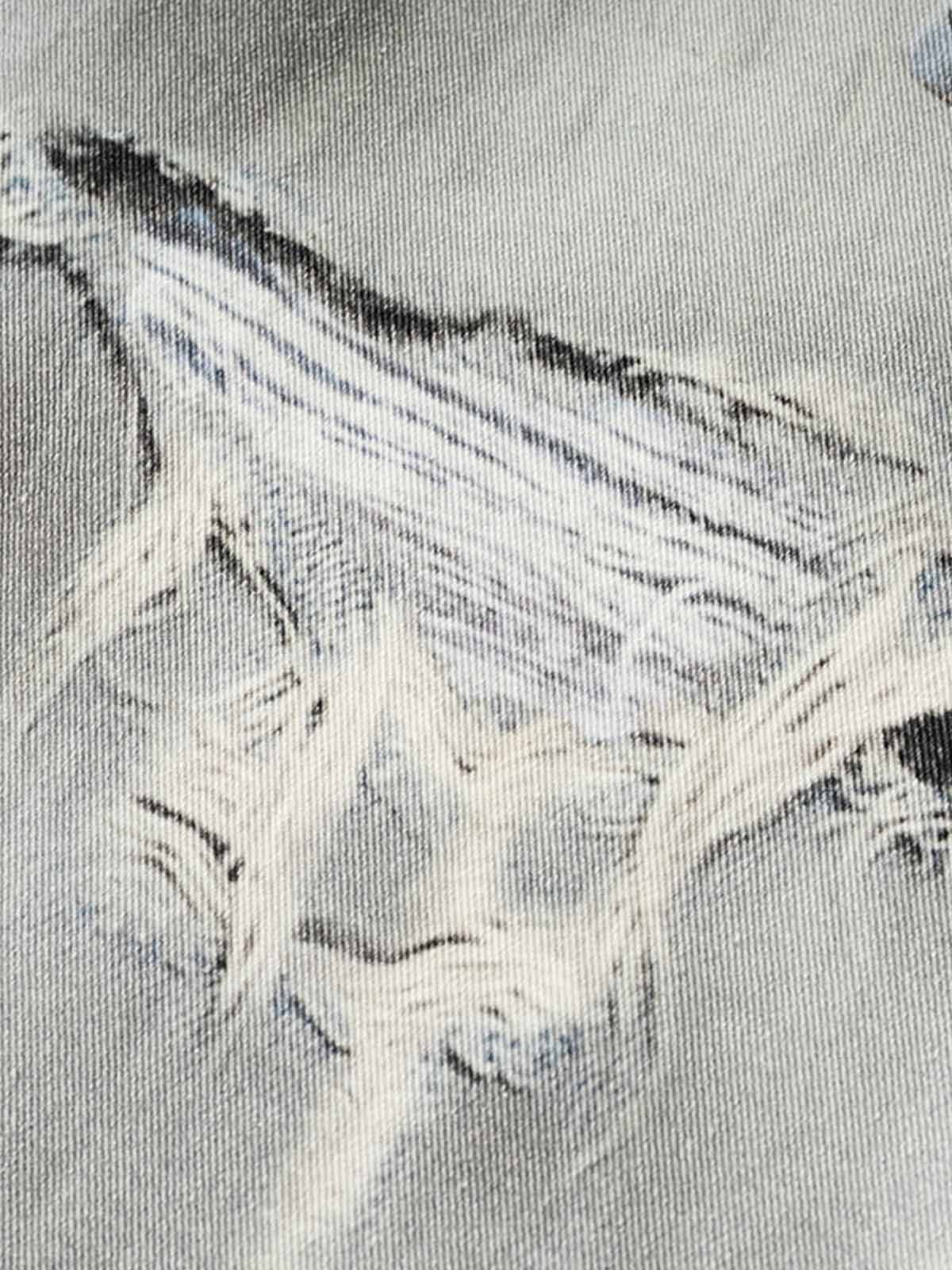 Waistband Patch Drawstring Jeans