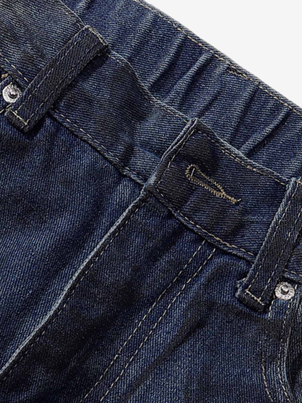 High Street Dirty Dyed Ripped Jeans