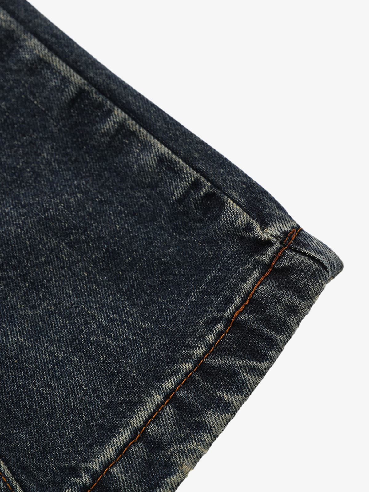 Vintage Distressed Patchwork Deconstructed Barrel Jeans