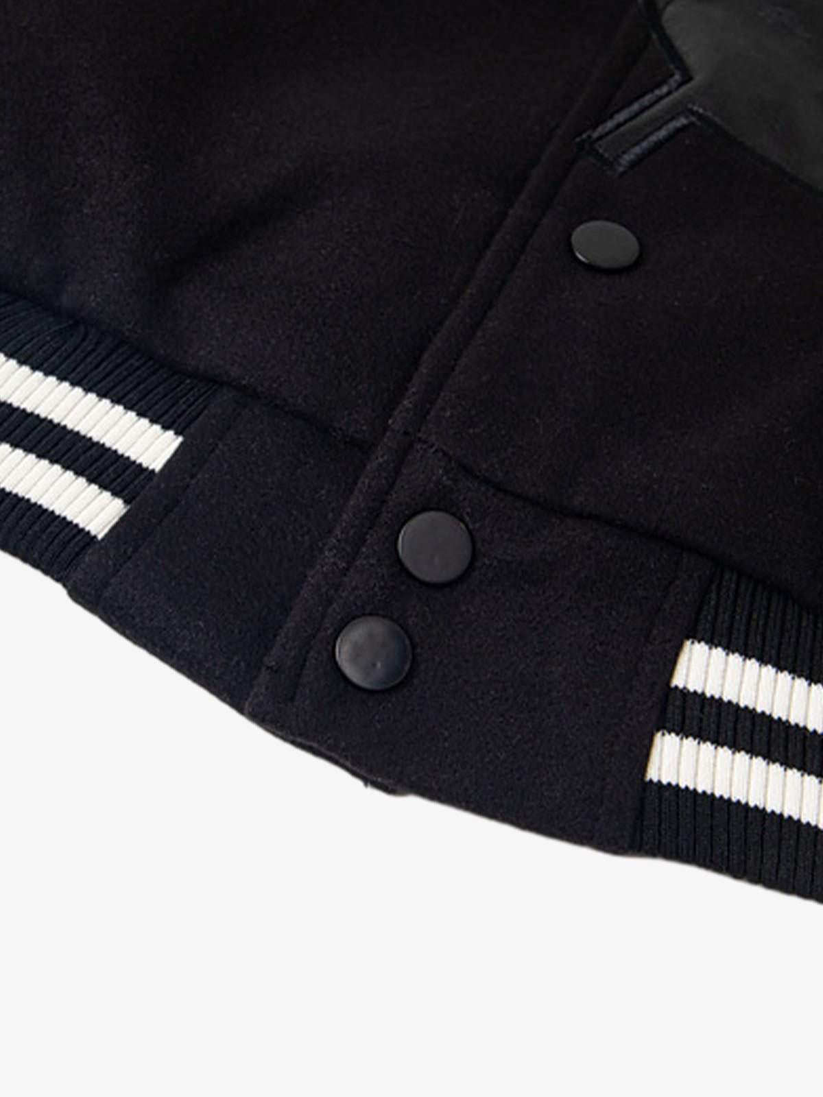 Vintage Patchwork Leather Baseball Jacket