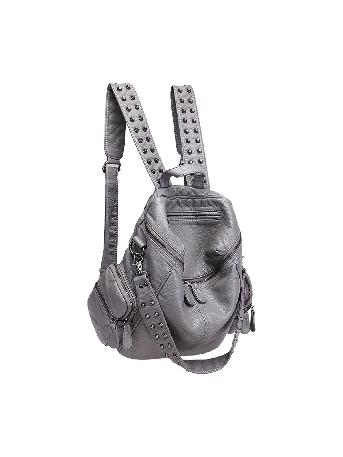 Studded Metallic Backpack