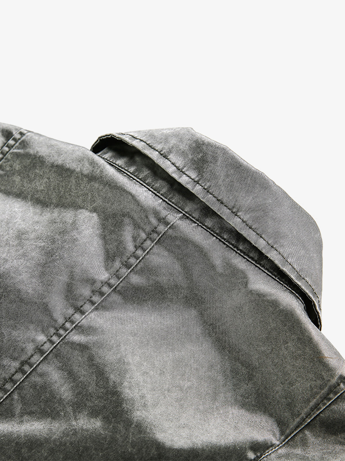 Retro Utility Nylon Patchwork Bomber Jacket