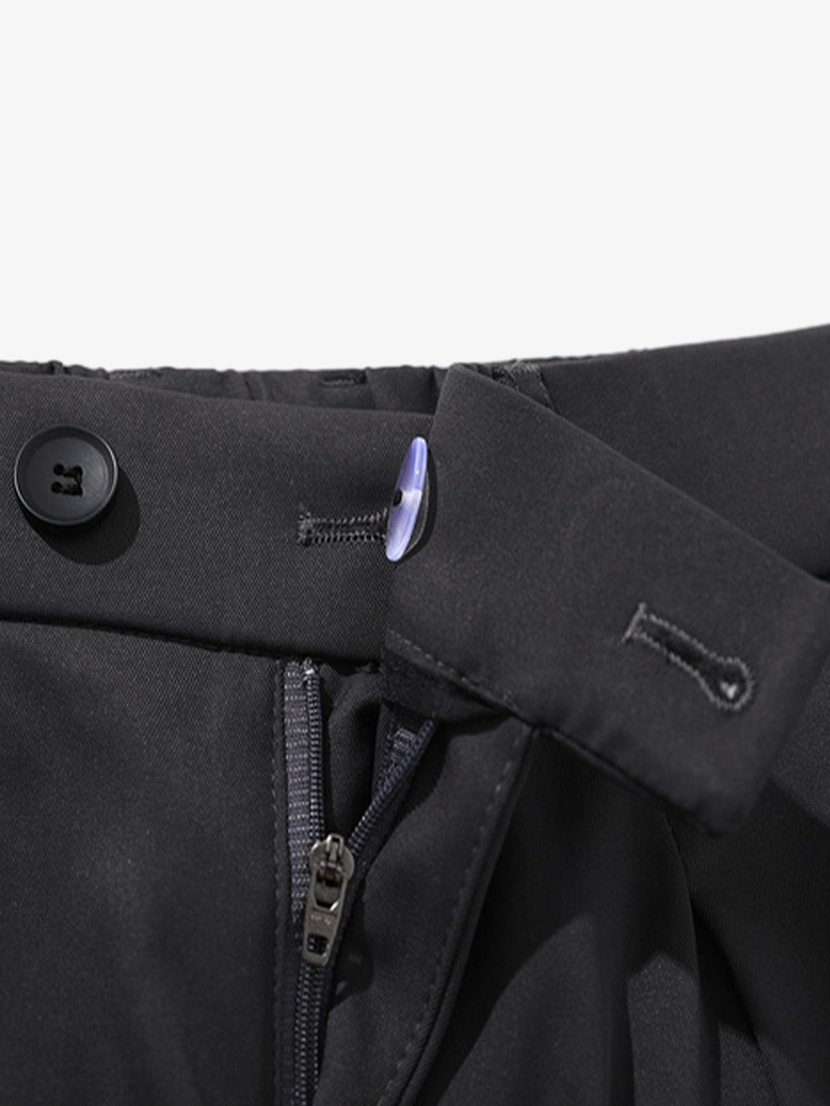 Pleated Drape Bootcut Suit Pants