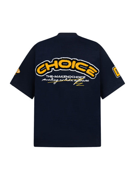 Heavy Embroidery Patch Embroidered T-Shirt