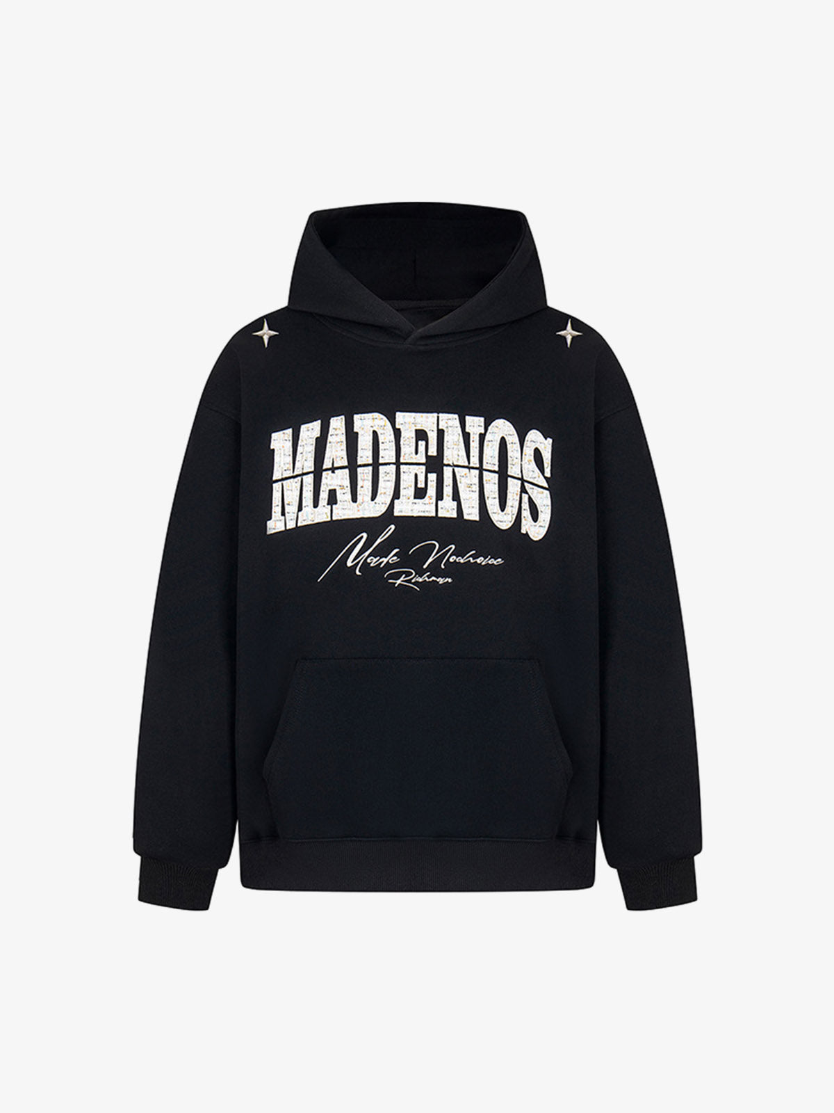 Street Letter Embroidery Simple Loose Hoodie