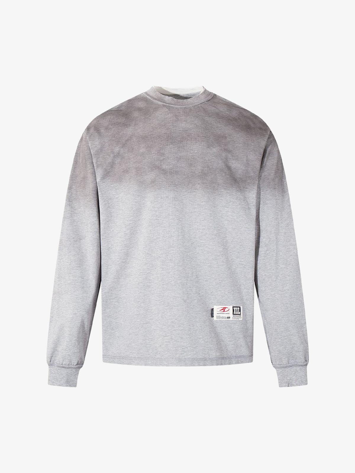 Street Dirty Dyed Washed Long-Sleeved T-Shirt